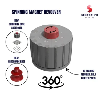 Bộ tổ chức nam châm / Hộp đựng nam châm / Súng lục nam châm (mô-đun)