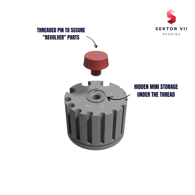 Bộ tổ chức nam châm / Hộp đựng nam châm / Súng lục nam châm (mô-đun) - Image 2