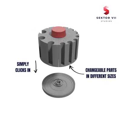 Bộ tổ chức nam châm / Hộp đựng nam châm / Súng lục nam châm (mô-đun)