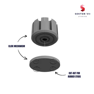 Bộ tổ chức nam châm / Hộp đựng nam châm / Súng lục nam châm (mô-đun)
