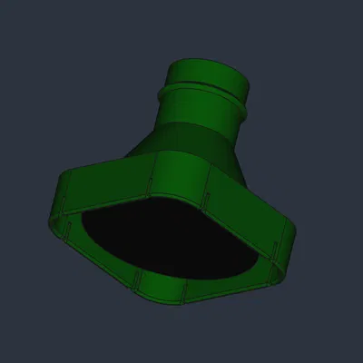 Đầu nối ống Creality K1/ K1C 32mm (FreeCAD)