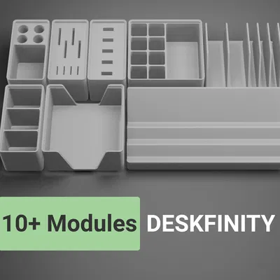 Hệ thống Tổ chức Bàn làm việc Gridfinity - Deskfinity
