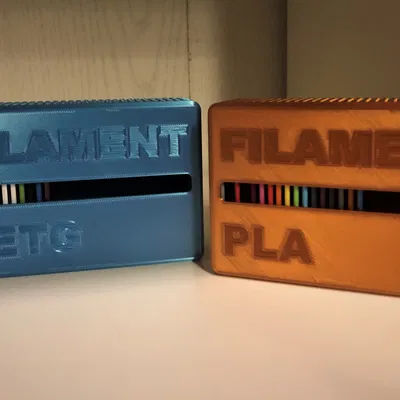 Mẫu sợi nhựa kèm hộp đựng