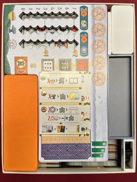 Hộp chèn The White Castle phiên bản 3 (hỗ trợ bọc bài, lưới meeple tích hợp) - Image 2