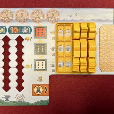 Hộp chèn The White Castle phiên bản 3 (hỗ trợ bọc bài, lưới meeple tích hợp)