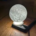 Quả cầu "Tuyết" Giáng sinh Lithophane - Thumbnail 1