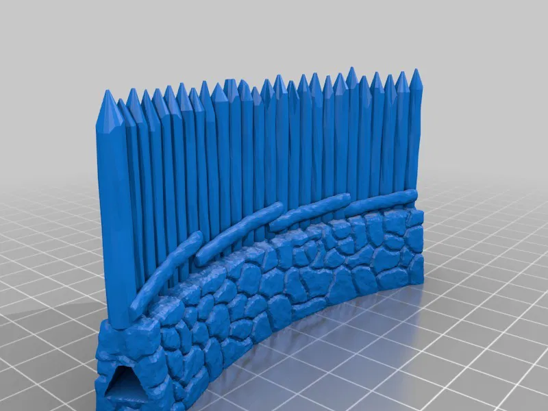 Fantasy viking palisade - Image 3