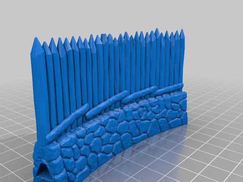 Fantasy viking palisade - Image 7