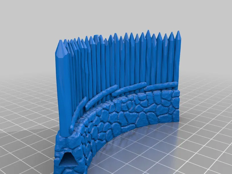 Fantasy viking palisade - Image 8