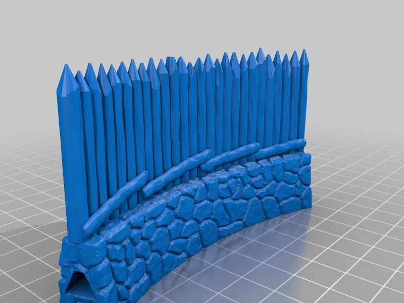 Fantasy viking palisade - Image 10
