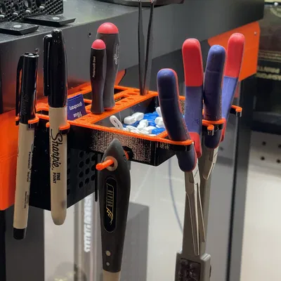 Giá đỡ dụng cụ có thể tháo rời cho Tủ LACK sử dụng Hệ thống Gắn MultiClip