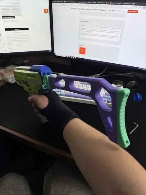 Điểm Gắn Báng Súng Picatinny Cho Dart Zone Venom Pro - Image 4