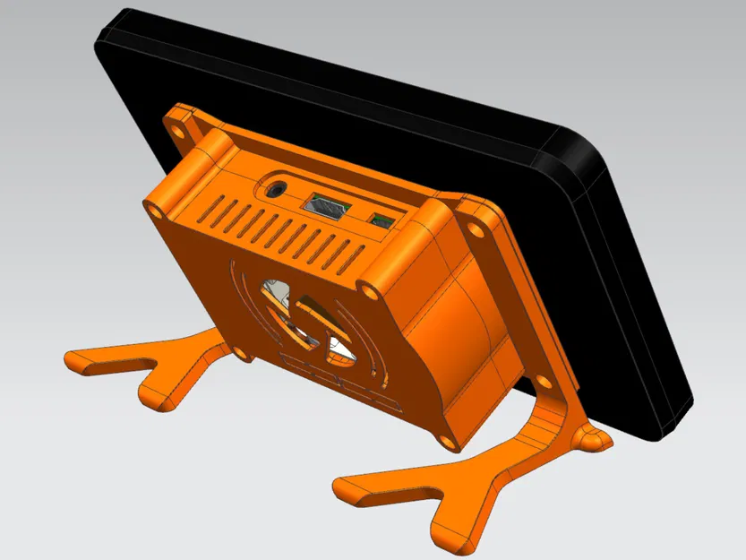 Vỏ case màn hình cảm ứng 7" cho Raspberry Pi 3 (B/B+) + quạt tản nhiệt - Image 2