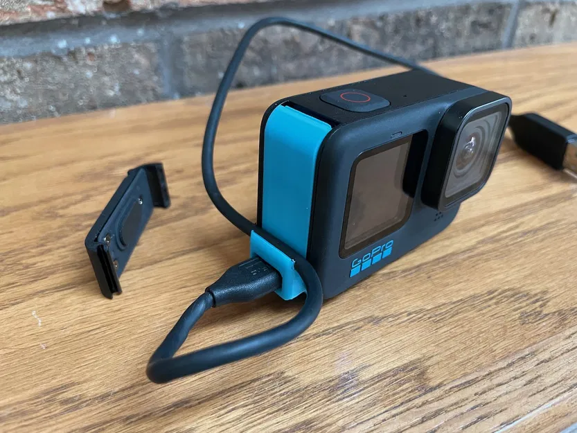 Cửa pin GoPro Hero 9 10 11 12 13 USB có dây cắm - Image 1