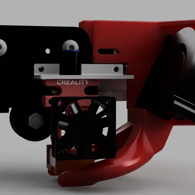 Vỏ quạt tản nhiệt bộ phận CR6 5015 dual fang