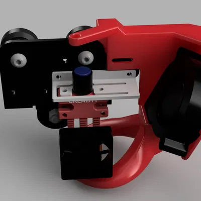 Vỏ quạt tản nhiệt bộ phận CR6 5015 dual fang