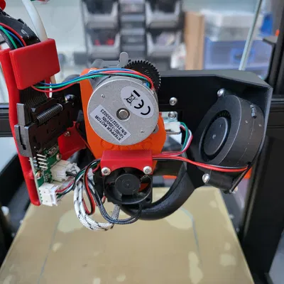 Vỏ quạt tản nhiệt bộ phận CR6 5015 dual fang