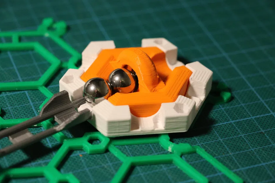 Đường ray bi - pháo gauss (tương thích gravitrax bằng cách sử dụng gạch cơ bản của tôi) - Image 1