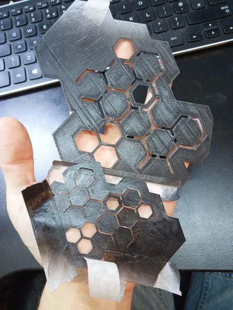 Stencil Họa tiết Lục Giác Phong Cách Camo - Image 3