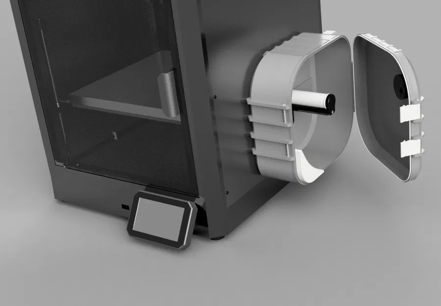 Hộp sấy gắn cạnh cho Elegoo Centauri Carbon với đồng hồ đo độ ẩm - Image 1