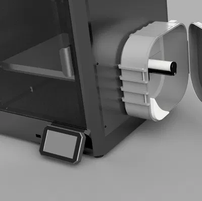 Hộp sấy gắn cạnh cho Elegoo Centauri Carbon với đồng hồ đo độ ẩm