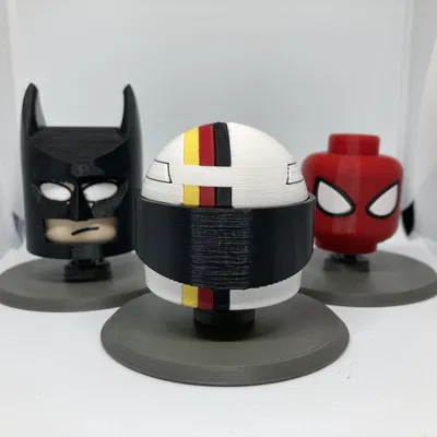 Đầu Bobblehead Xe Đua và Nhiều Nhân Vật Khác