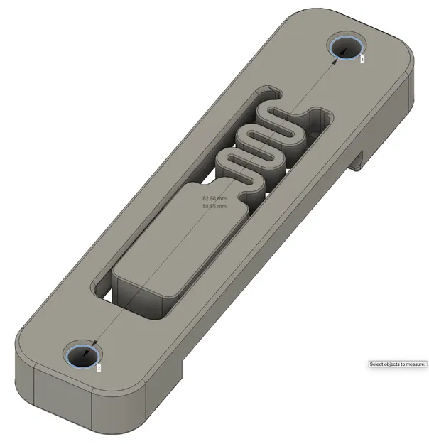 Giá đỡ Ray DIN - Phiên bản Heat Insert - 52.5mm & 62.5mm - Image 4