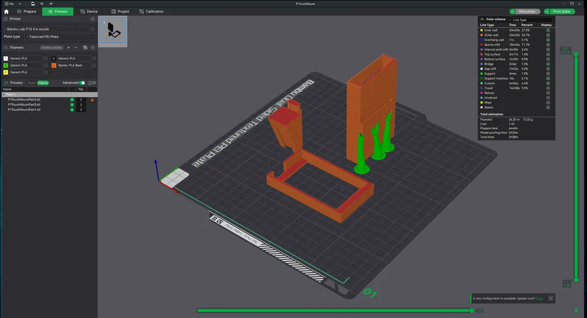 Giá đỡ P1Touch In Toàn Phần cho P1P/P1S - Image 3