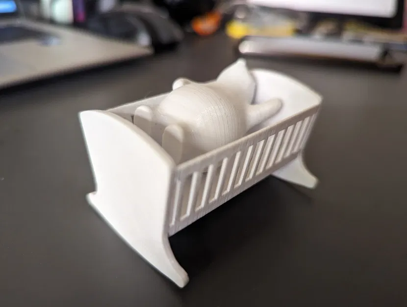 Cũi Lật Đồ Chơi Búp Bê Tỷ Lệ 1:14 - Image 1