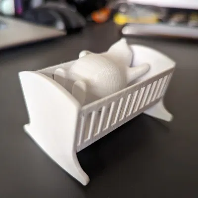 Cũi Lật Đồ Chơi Búp Bê Tỷ Lệ 1:14