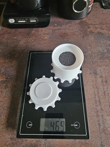 Tạ cuộn cho spool Sunlu để đổ đầy bi chì 1.5mm / AMS spool weight for Sunlu spools - Image 2