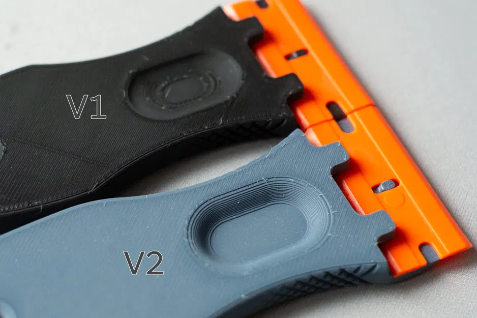 Scraperlite Plastic Razor Blade Handle V2 - Tay Cầm Dao Cạo Nhựa - Image 5