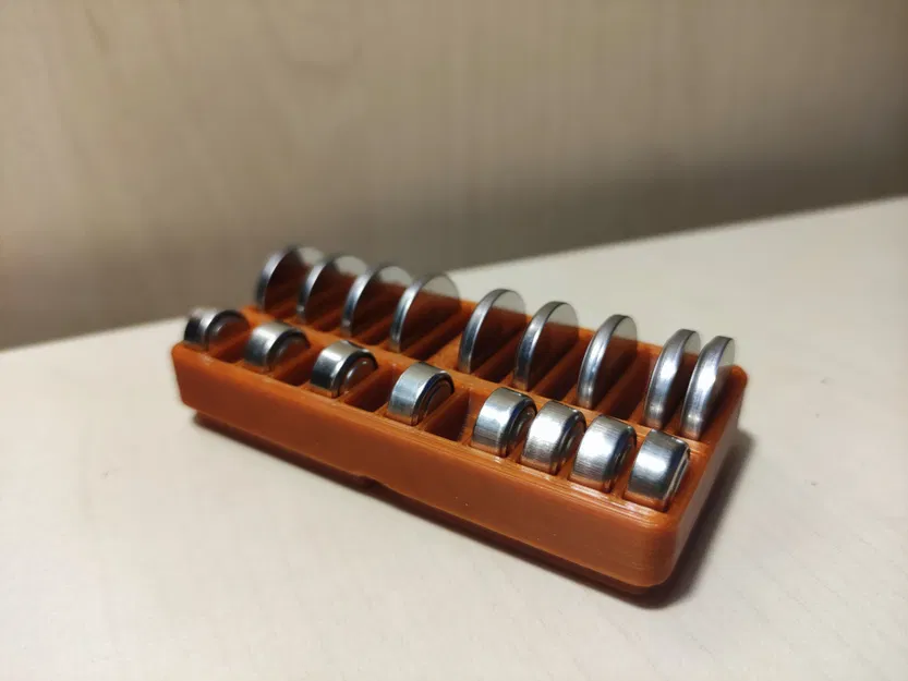 Hộp đựng pin Gridfinity CR2032 và LR44 / AG13 - Image 3