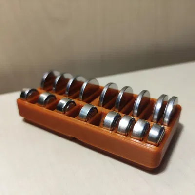 Hộp đựng pin Gridfinity CR2032 và LR44 / AG13