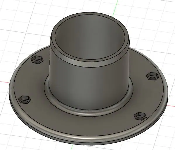 Cổng Chắn Gió 2 (Blast Gate 2) / Sperrschieber HT50, bản sửa cho ốc/đai ốc M4 - Image 2