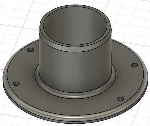 Cổng Chắn Gió 2 (Blast Gate 2) / Sperrschieber HT50, bản sửa cho ốc/đai ốc M4 - Image 3