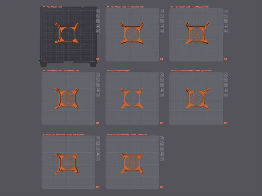 Bộ Đế Quạt Bo Mạch Mk2 - Dòng Creality K1 - Image 2
