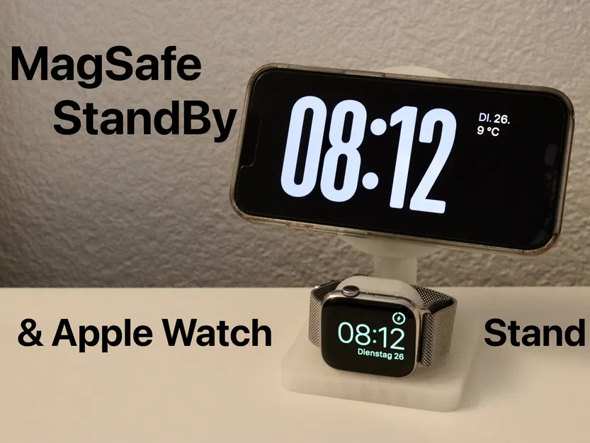 Giá đỡ iPhone Magsafe Ngang (StandBy) & AppleWatch - Image 1