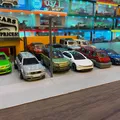 Mô hình trưng bày cửa hàng xe cũ tỉ lệ 1/64 - Thumbnail 2