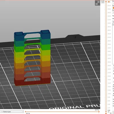 Tháp Nhiệt Độ tự động chèn g-code - Tinh chỉnh PETG chống râu