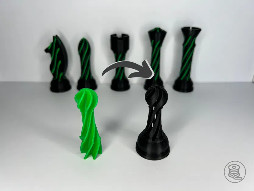 Quân Tốt Cờ Vua V2 Vòng Xoắn Khó Xuyên - Image 2