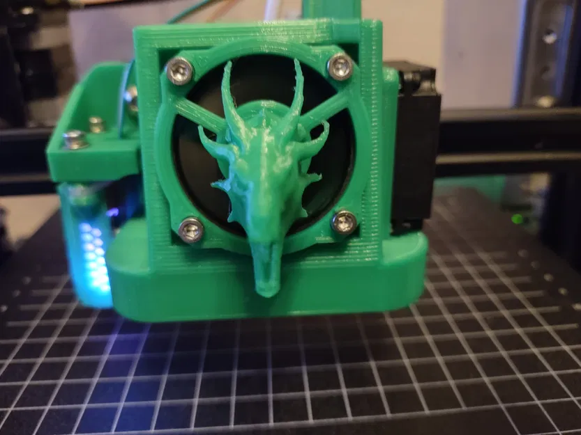 Chụp Quạt Đầu Rồng Cho Quạt 40mm - Image 2