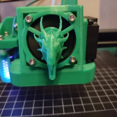 Chụp Quạt Đầu Rồng Cho Quạt 40mm