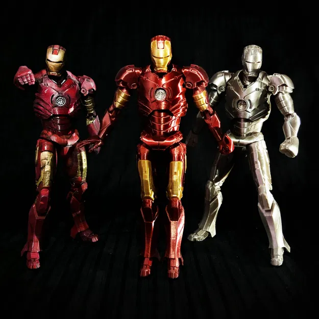 Mô Hình Iron Man MK3 Khớp Nối 3D - Image 1