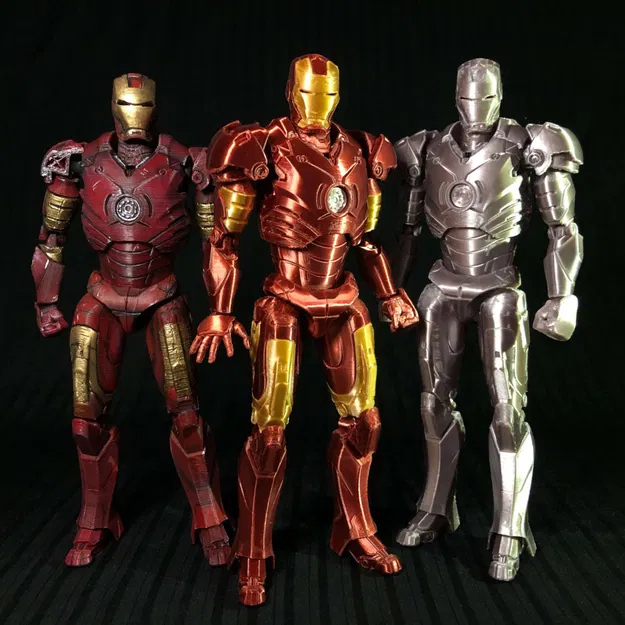 Mô Hình Iron Man MK3 Khớp Nối 3D - Image 2