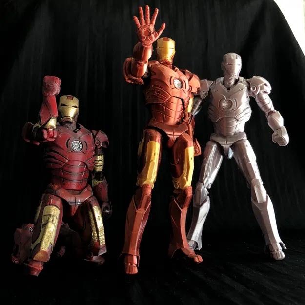 Mô Hình Iron Man MK3 Khớp Nối 3D - Image 3