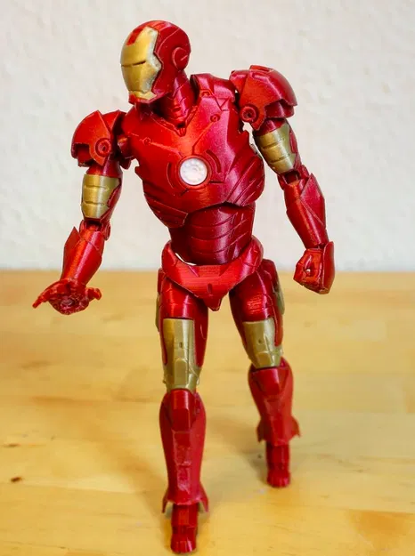 Mô Hình Iron Man MK3 Khớp Nối 3D - Image 15