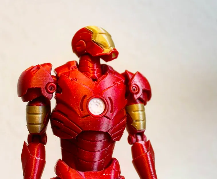 Mô Hình Iron Man MK3 Khớp Nối 3D - Image 18