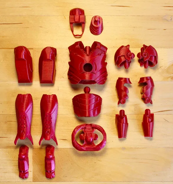 Mô Hình Iron Man MK3 Khớp Nối 3D - Image 19