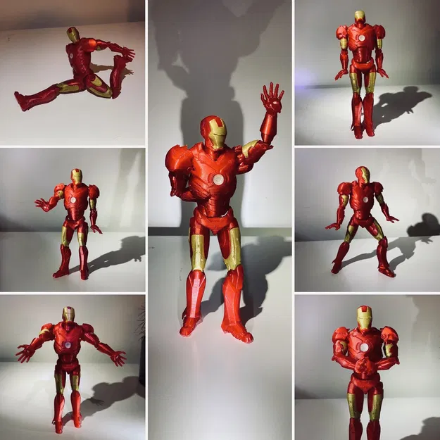 Mô Hình Iron Man MK3 Khớp Nối 3D - Image 22